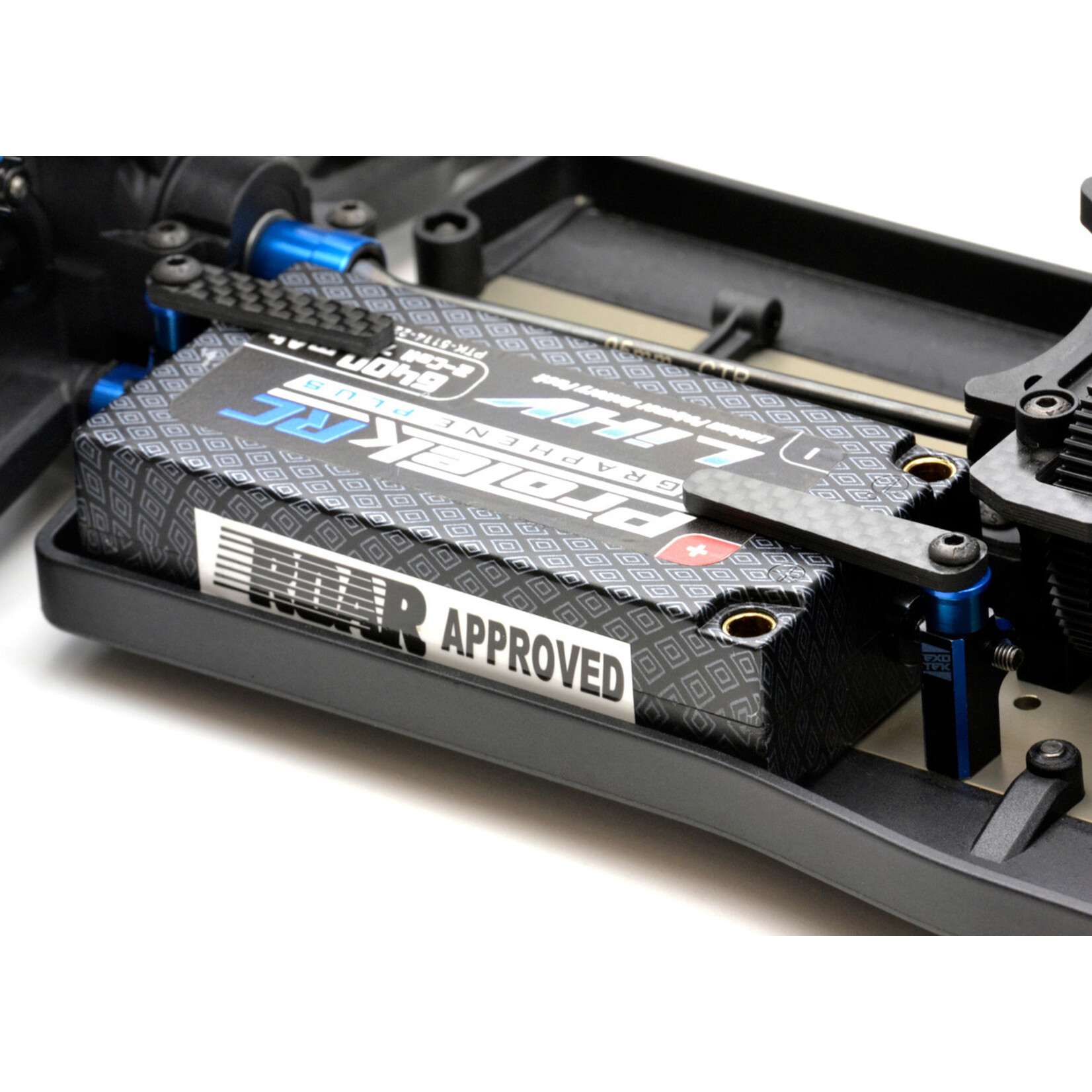 Exotek Exotek B74 Battery Mounting Tab Set For Shorty and LCG Shorty Pack #2217