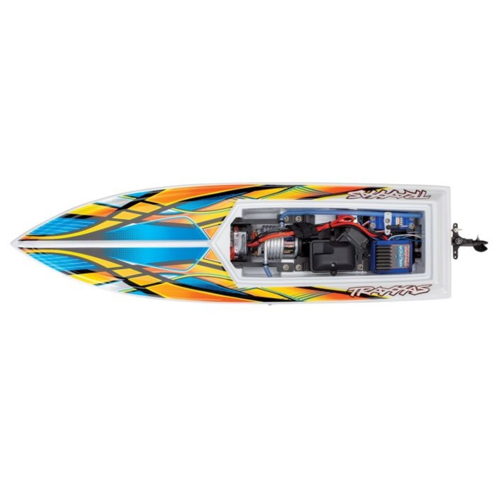 Traxxas #38104-8-ORNG  Traxxas Blast RTR Boat w/USB-C (Orange)