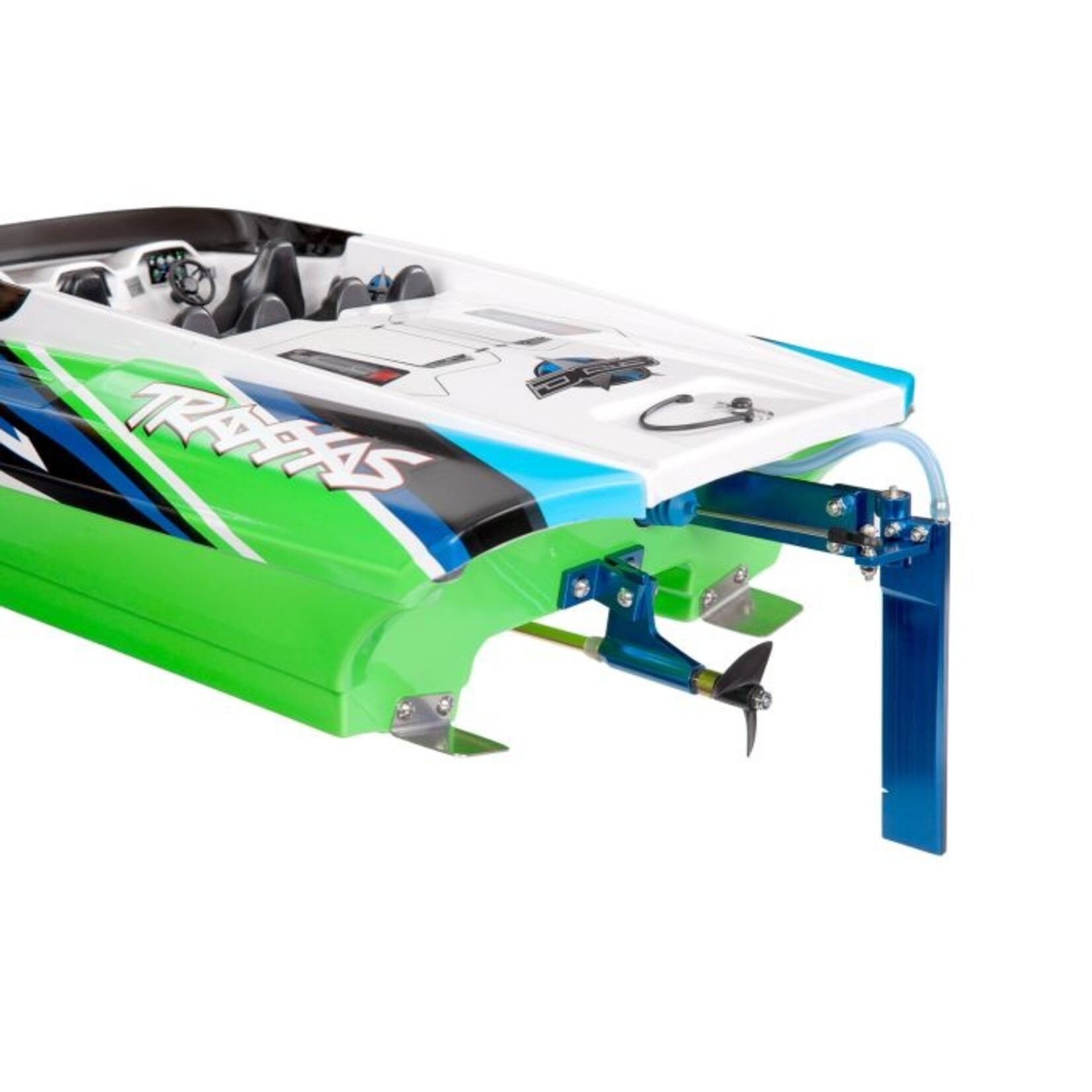 Traxxas #57046-4-GRNR Traxxas DCB M41 Widebody 40" Catamaran High Performance 6S Race Boat (Green) w/TQi 2.4Ghz Radio & TSM