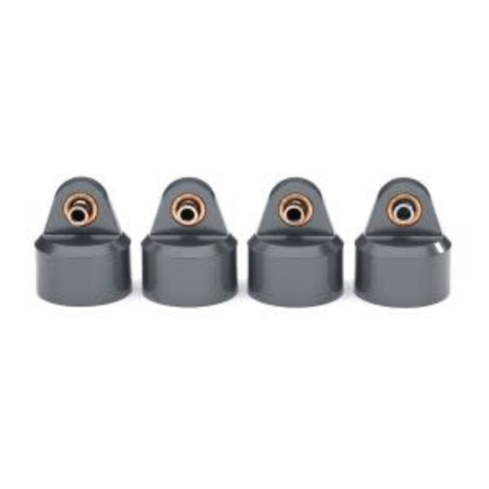 Traxxas Traxxas Shock caps, aluminum (gray-anodized), GT-Maxx®, shocks (4) #8964-GRAY