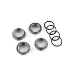 Traxxas #8968-GRAY Traxxas  Spring retainer (adjuster), gray-anodized aluminum, GT-Maxx® shocks (4) (assembled with o-ring