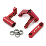 ST Racing Concepts #SPTST3743XR ST Racing Concepts Aluminum Steering Bellcrank System w/Bearings (Red)