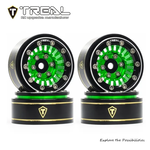 Treal #X003938535 TREAL SCX24 Wheels 1.0'' Beadlock Wheels(4P) for 1/24 Micro RC SCX24 Bronco Gladiator C10 Deadbolt -Type C