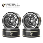 Treal #X003GZCO6Z Treal Hobby Type E 1.0" 6-Slot Beadlock Wheels (Titanium) (4) (21.9g)