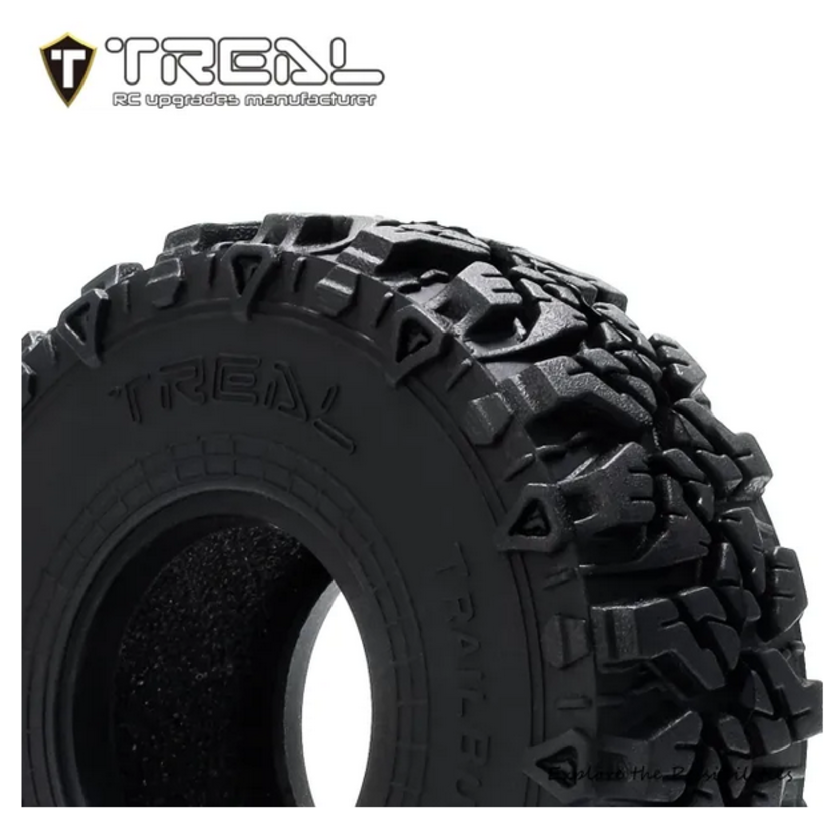 Treal #X003V596Q1 Treal Hobby Trailburner 1.0" Micro Crawler Tires (4)