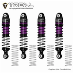 Treal #X003UW1235 TREAL TRX4M Shocks 53MM Oil-filled Threaded Damper Upgrades Compatible with Traxxas 1/18 TRX4-M RC Crawler #TRX4M Shocks 53mm-Purple