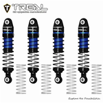 Treal #X003UW12GR TREAL TRX4M Shocks 53MM Oil-filled Threaded Damper Upgrades Compatible with Traxxas 1/18 TRX4-M RC Crawler #TRX4M Shocks 53mm-Blue