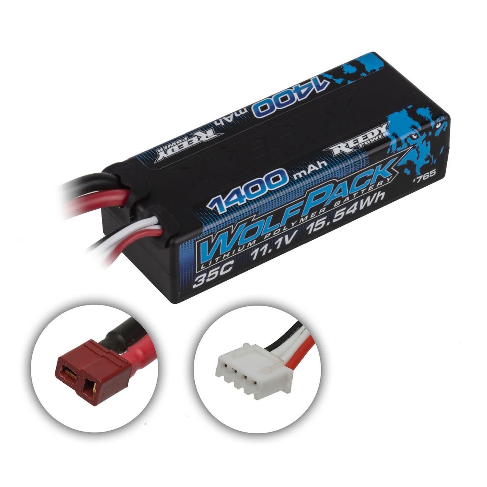 Reedy Summer Sale #765WolfPack LiPo Mini 1400mAh 35C 3S 11.1V with T-plug