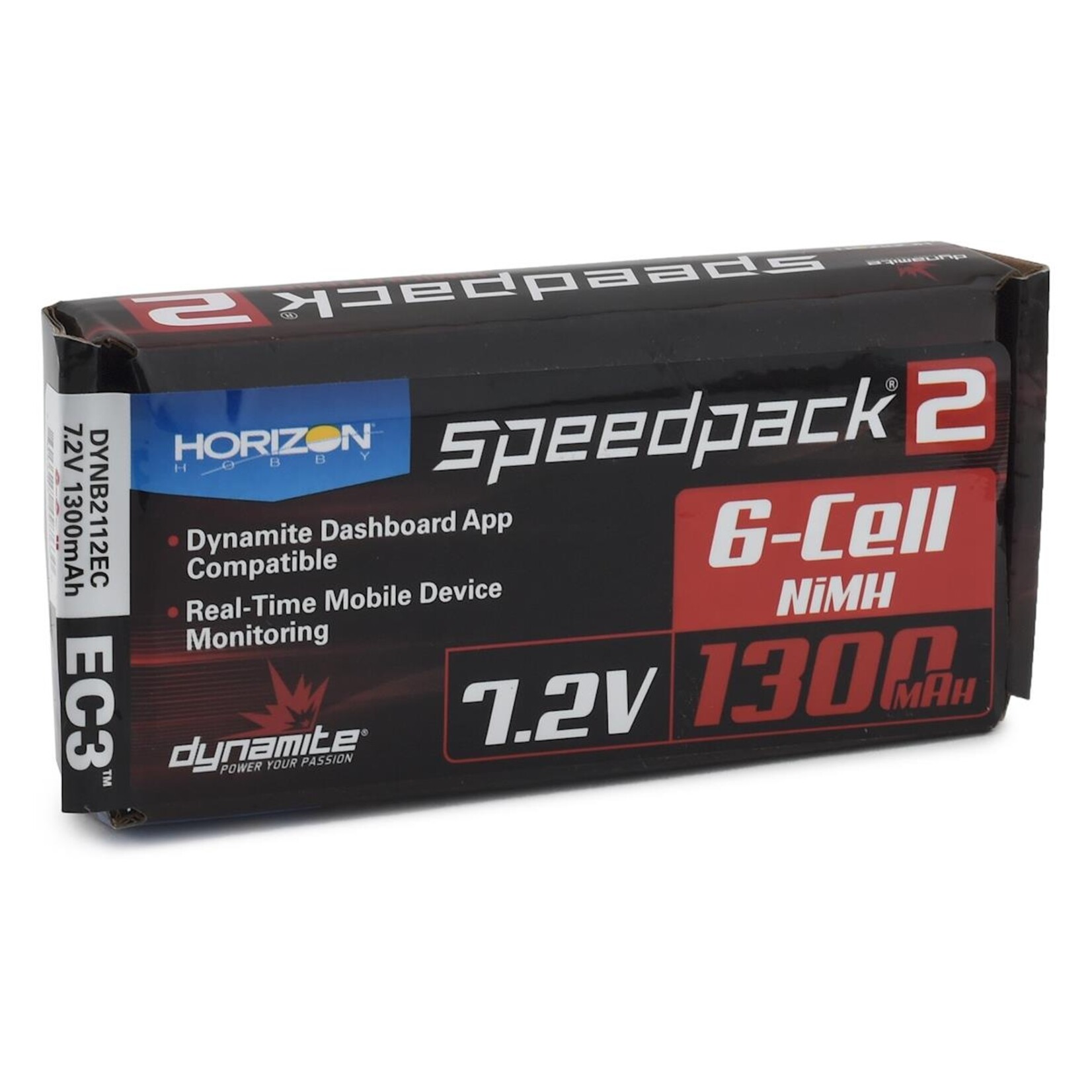 Dynamite Summer Sale #DYNB2112EC Dynamite Speedpack2 7.2V 1300mAh 6C NiMH, 2/3A Flat, EC3