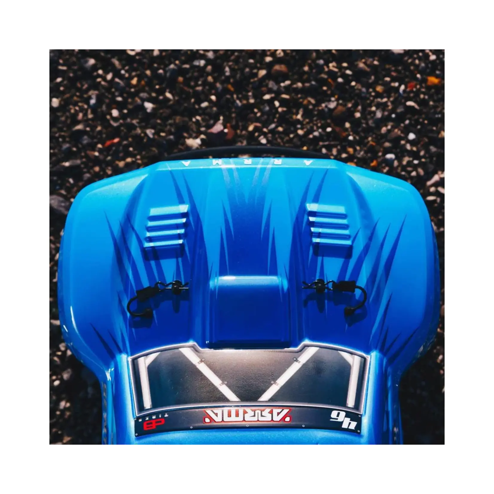 ARRMA #ARA4203XV3T2 Arrma Senton 4X4 MEGA 550 1/10 RTR Short Course Truck (Blue) w/Spektrum SLT3 2.4GHz Radio