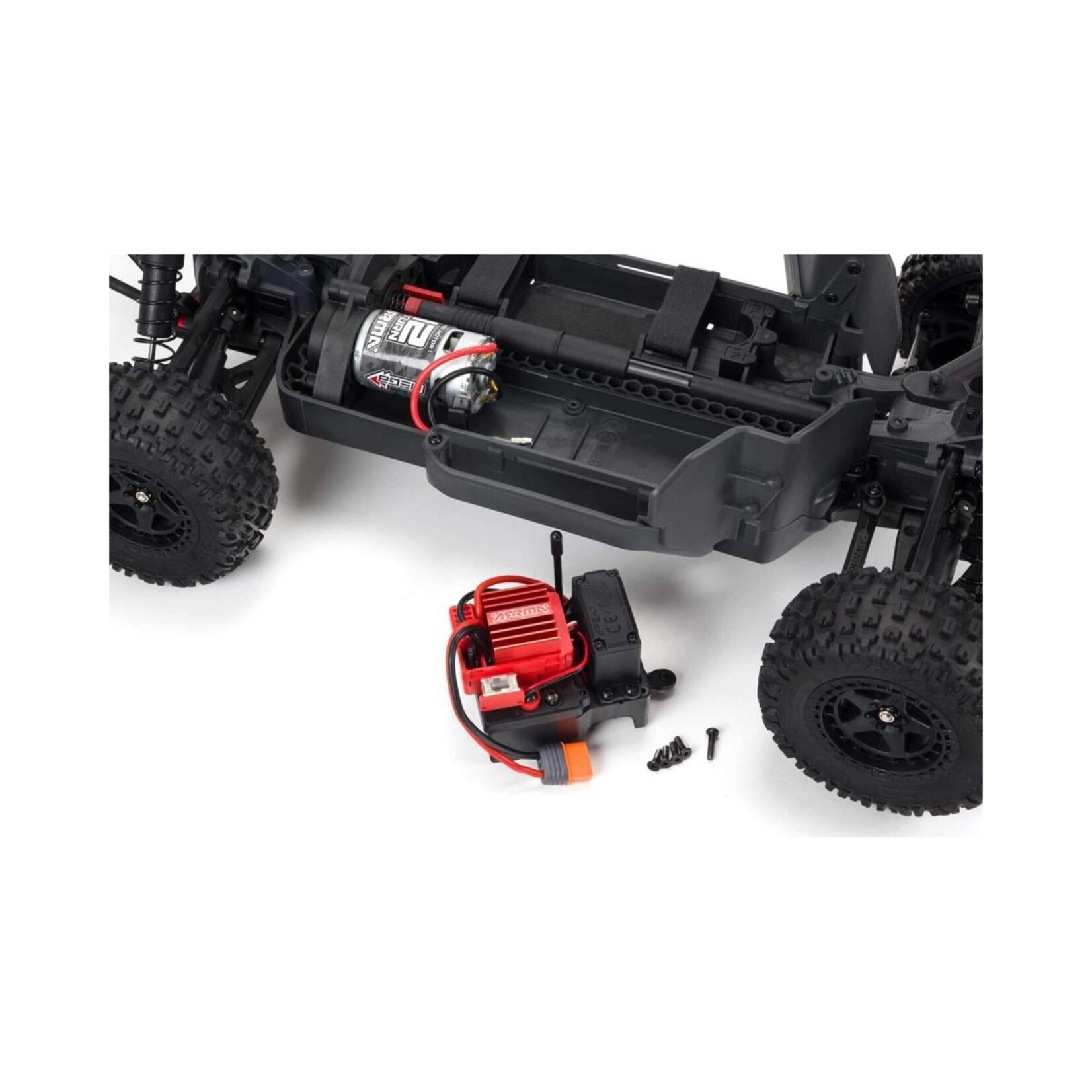 ARRMA #ARA4203XV3T2 Arrma Senton 4X4 MEGA 550 1/10 RTR Short Course Truck (Blue) w/Spektrum SLT3 2.4GHz Radio