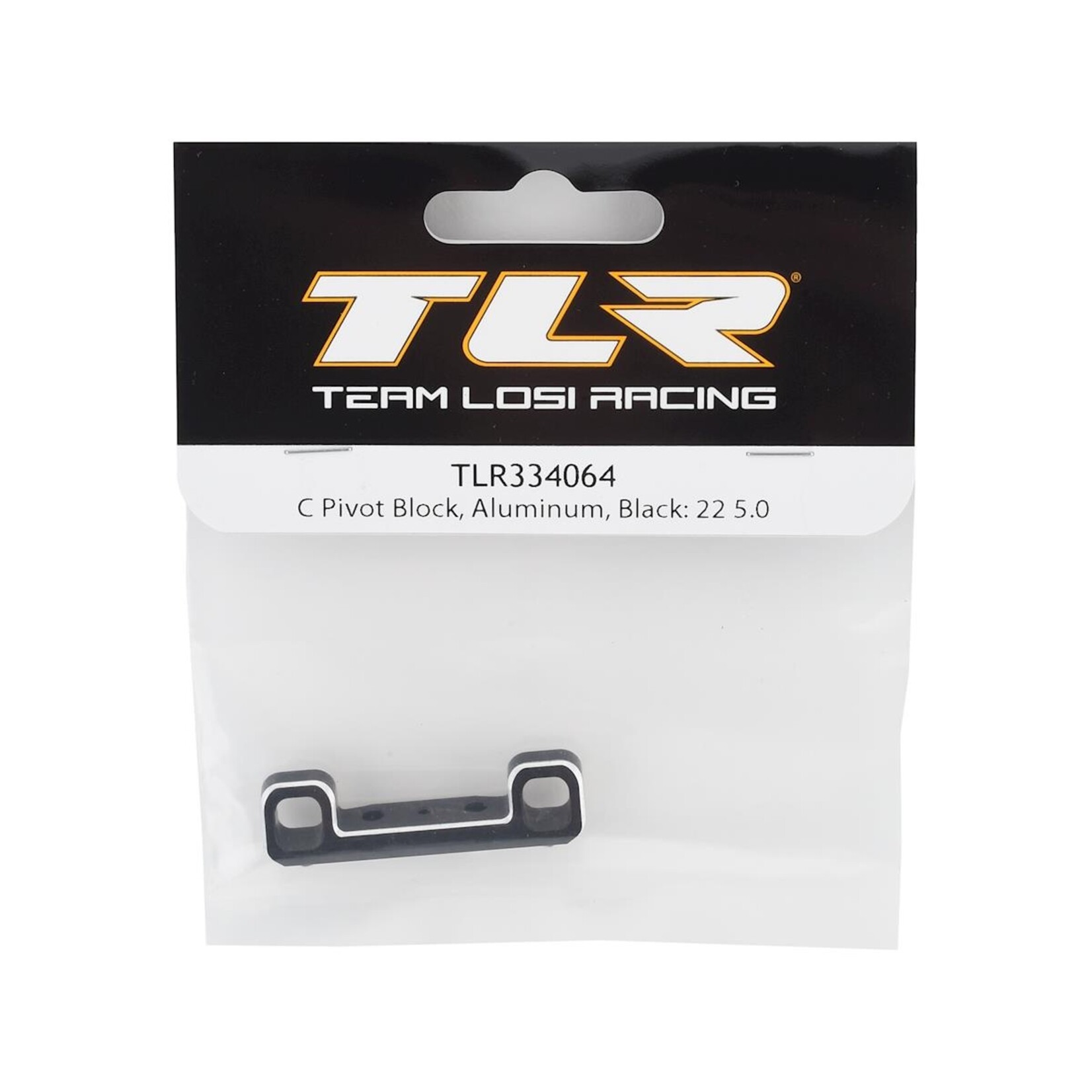 TLR #TLR334064 Team Losi Racing 22 5.0 Aluminum "C" Pivot Block (Black)