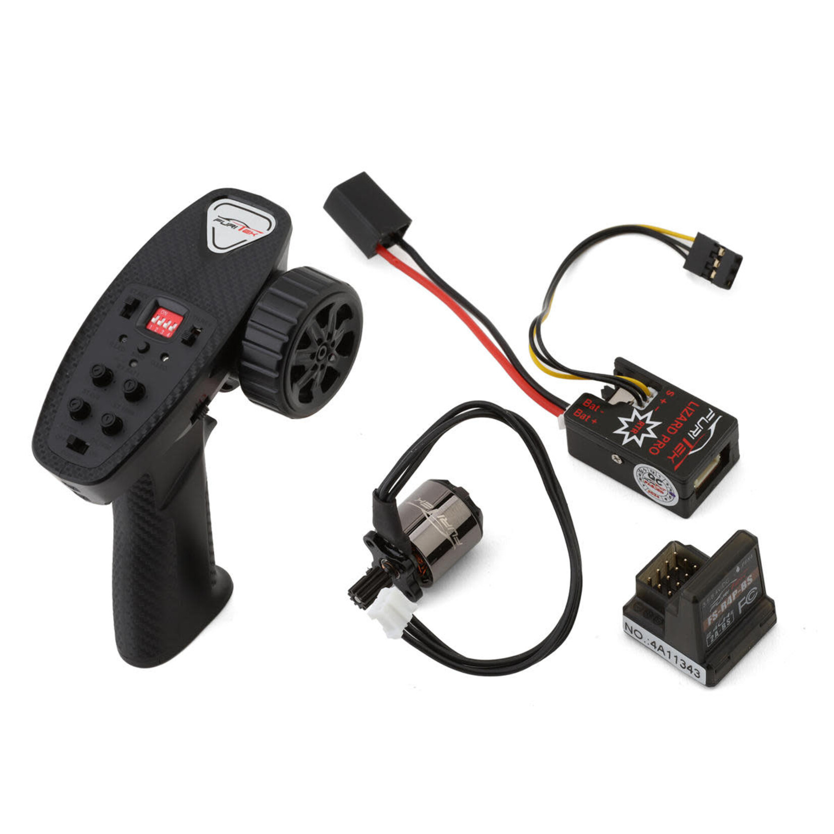 Furitek #FUR-2500  Furitek TRX-4M 118 2S Brushless Starter Combo w/Venom Motor (3450kV) & TX/RX System