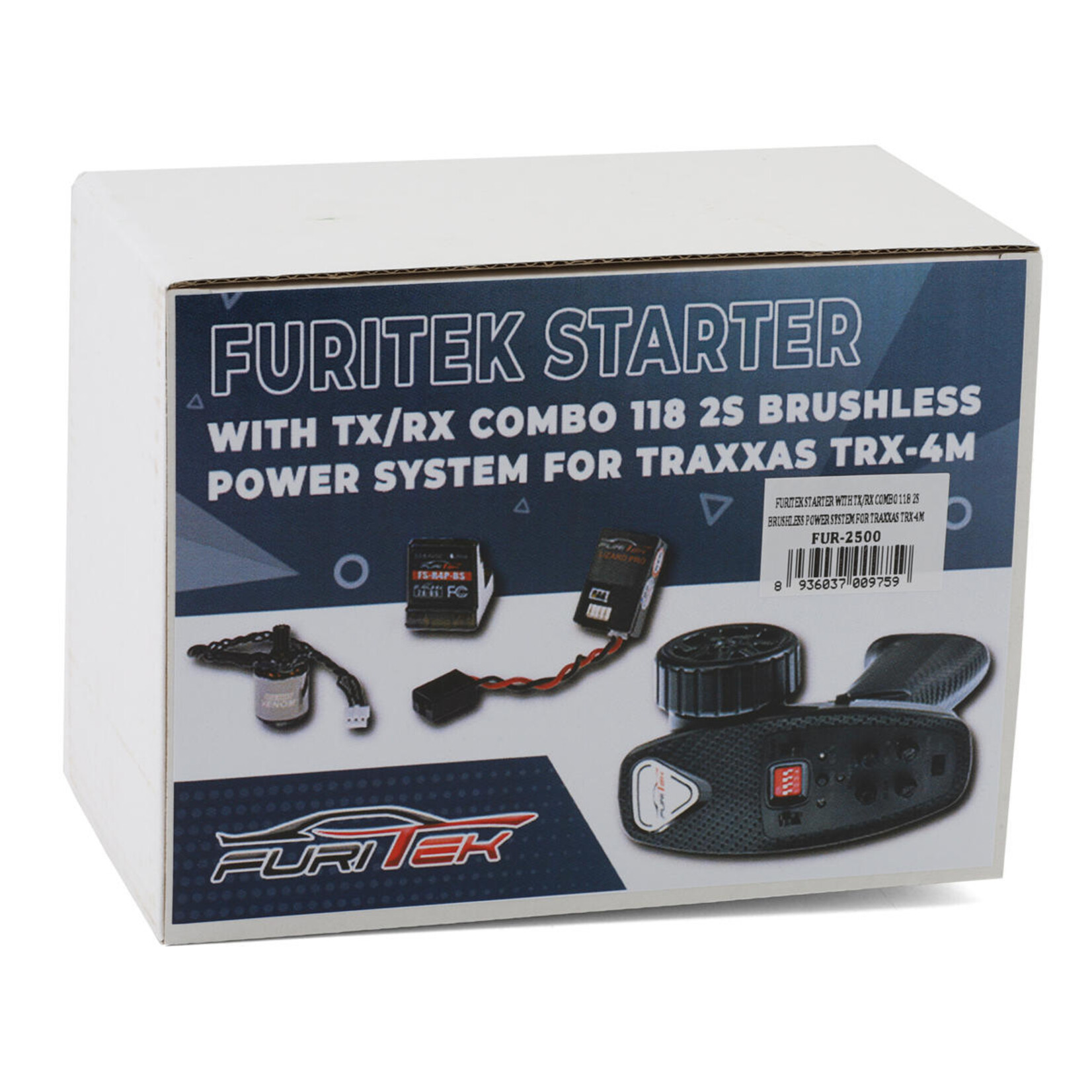 Furitek #FUR-2500  Furitek TRX-4M 118 2S Brushless Starter Combo w/Venom Motor (3450kV) & TX/RX System