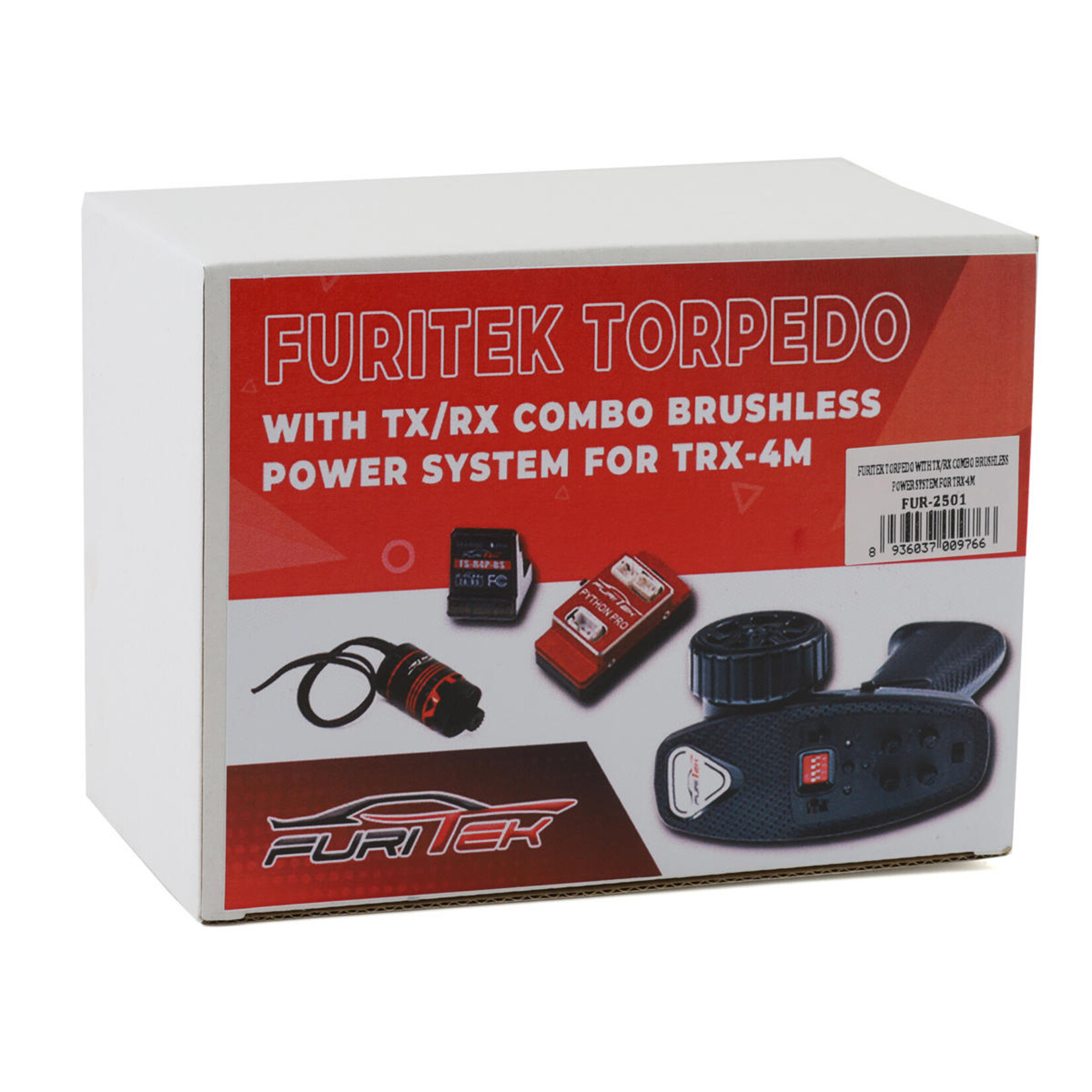 Furitek # FUR-2501   Furitek Traxxas TRX-4M Torpedo 118 Brushless Combo w/Python Pro 40A ESC, Cedar 3456kV­­ Motor & TX/RX System