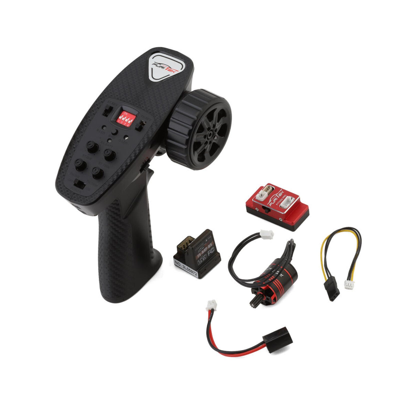 Furitek # FUR-2501   Furitek Traxxas TRX-4M Torpedo 118 Brushless Combo w/Python Pro 40A ESC, Cedar 3456kV­­ Motor & TX/RX System