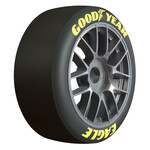 Pro-Line #1023311 Pro-Line 1/7 Goodyear NASCAR Cup F/R Belted MTD 17mm Gunmetal: Infraction 6S