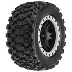 Pro-Line #1013113 Pro-Line  1/5 Badlands MX43 Pro-Loc F/R X-MAXX MTD 24mm Blk/Gry Impulse (2)