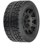 Pro-Line #1020510 Pro-Line  1/6 Menace HP BELTED F/R 5.7" MT Tires Mounted 24mm Blk Raid (2)