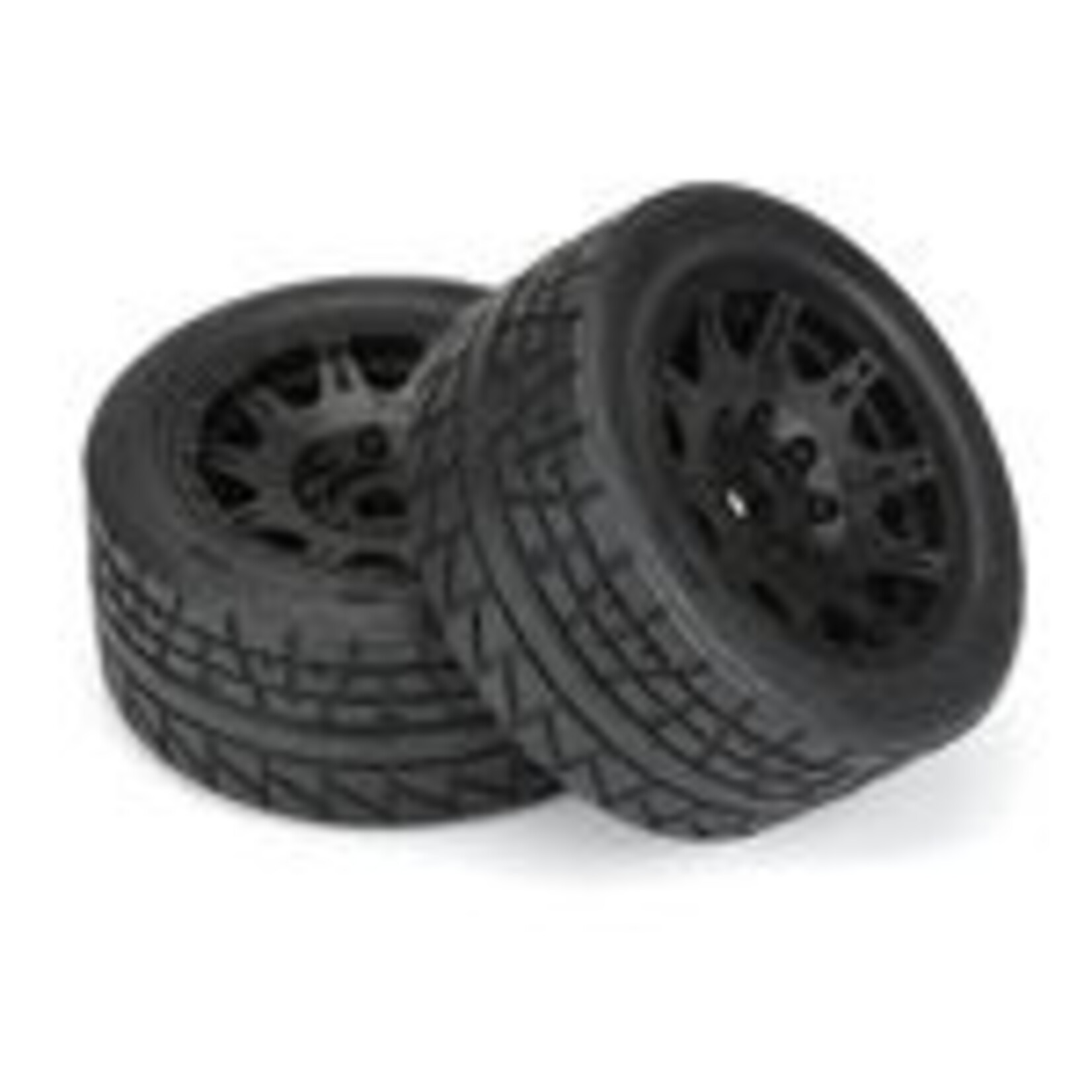 Pro-Line #1020510 Pro-Line  1/6 Menace HP BELTED F/R 5.7" MT Tires Mounted 24mm Blk Raid (2)