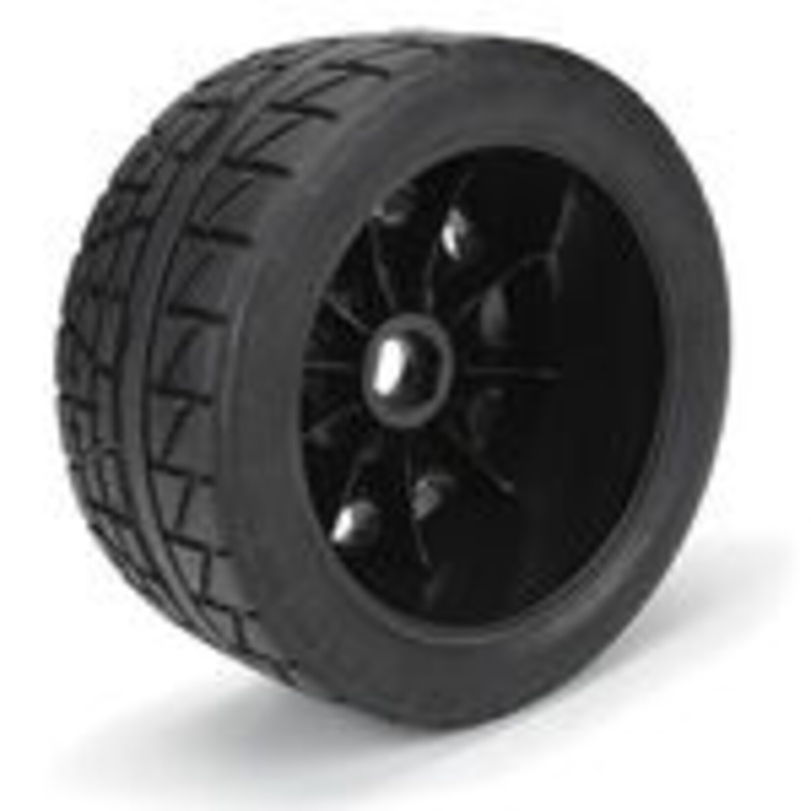 Pro-Line #1020510 Pro-Line  1/6 Menace HP BELTED F/R 5.7" MT Tires Mounted 24mm Blk Raid (2)