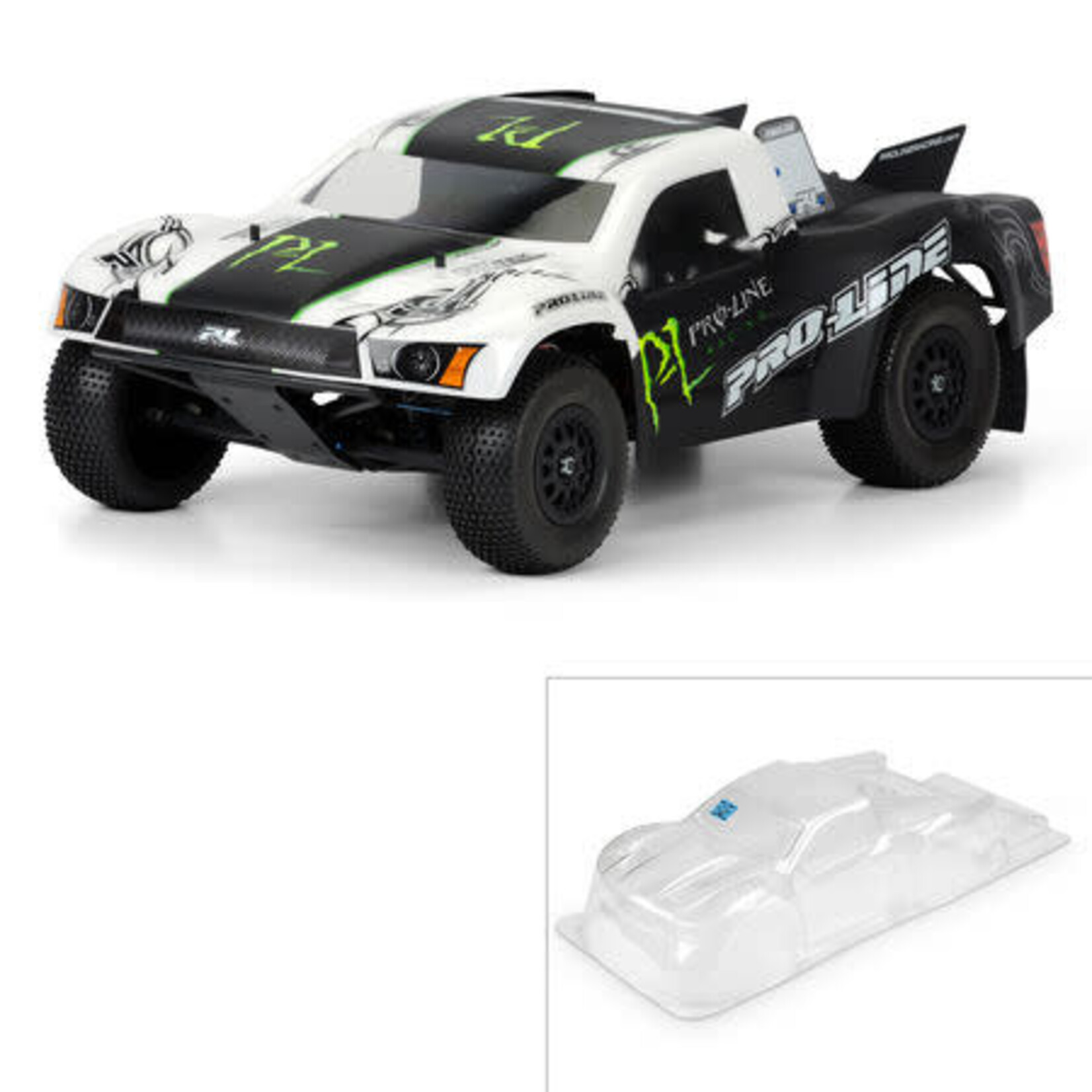 Pro-Line #3355-00 Pro-Line 1/10 Flo-Tek Clear Body: Short Course