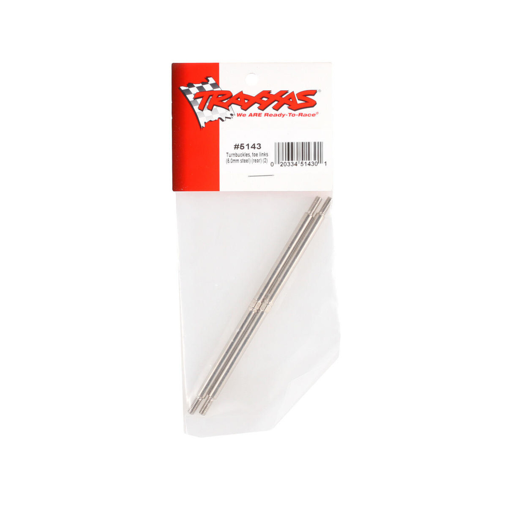Traxxas #5143 Traxxas 5mm Steel Rear Toe Link Turnbuckle (2) (TMX3.3,EMX)