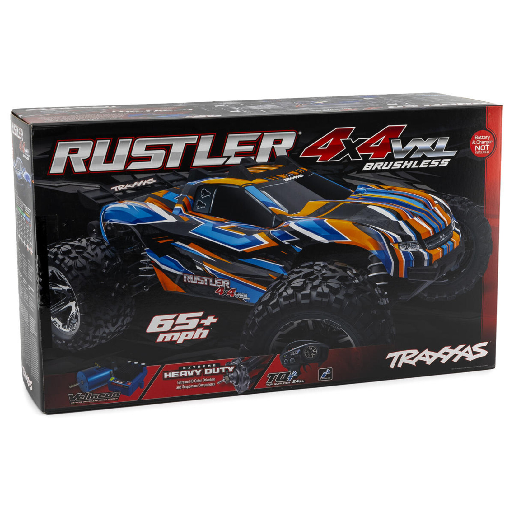 Traxxas #67376-4-GRN Traxxas Rustler 4x4 VXL Brushless RTR 1/10 4WD Stadium Truck (Green) w/TQi 2.4GHz Radio & TSM