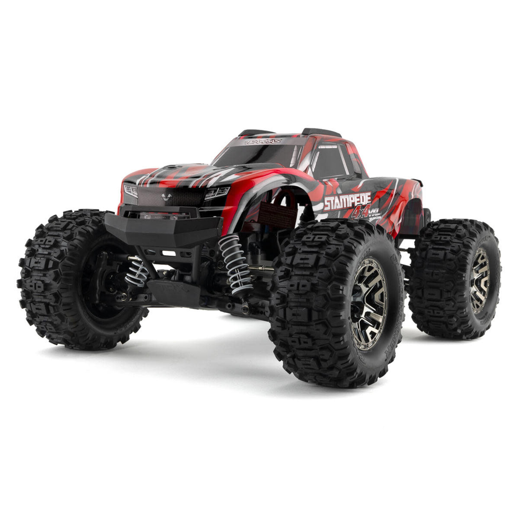 Traxxas #90376-4-RED Traxxas Stampede 4x4 VXL Brushless RTR 1/10 4WD Monster Truck (Red) w/TQi 2.4GHz Radio & TSM (RED)