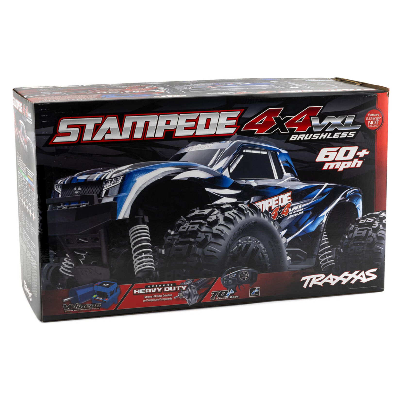 Traxxas #90376-4-ORNG Traxxas Stampede 4x4 VXL Brushless RTR 1/10 4WD Monster Truck (Orange) w/TQi 2.4GHz Radio & TSM