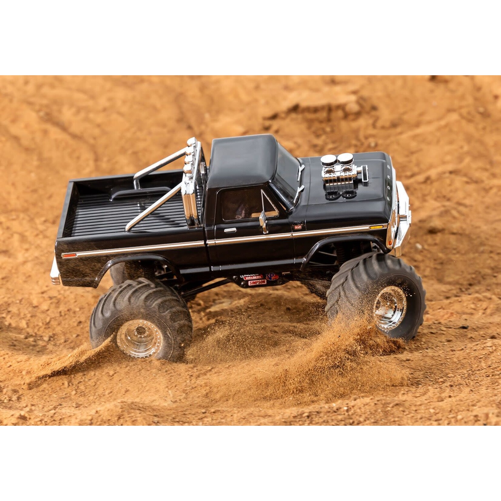 Traxxas #98044-1-BLK Traxxas 1/18 Trx-4Mt Mt 1979 F-150 4Wd Tq2.4 Blk