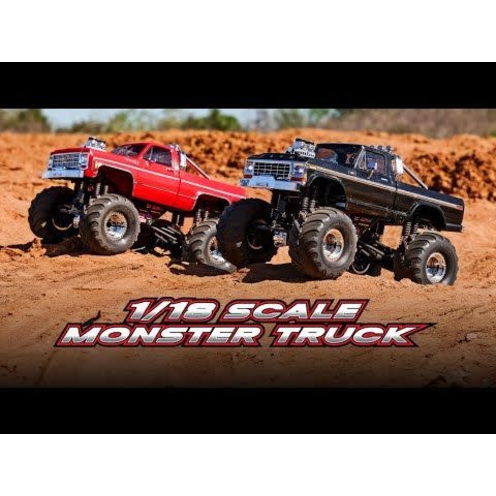 Traxxas #98064-1-RED Traxxas 1/18 Trx-4Mt Mt 1979 K10 4Wd Tq2.4 Red