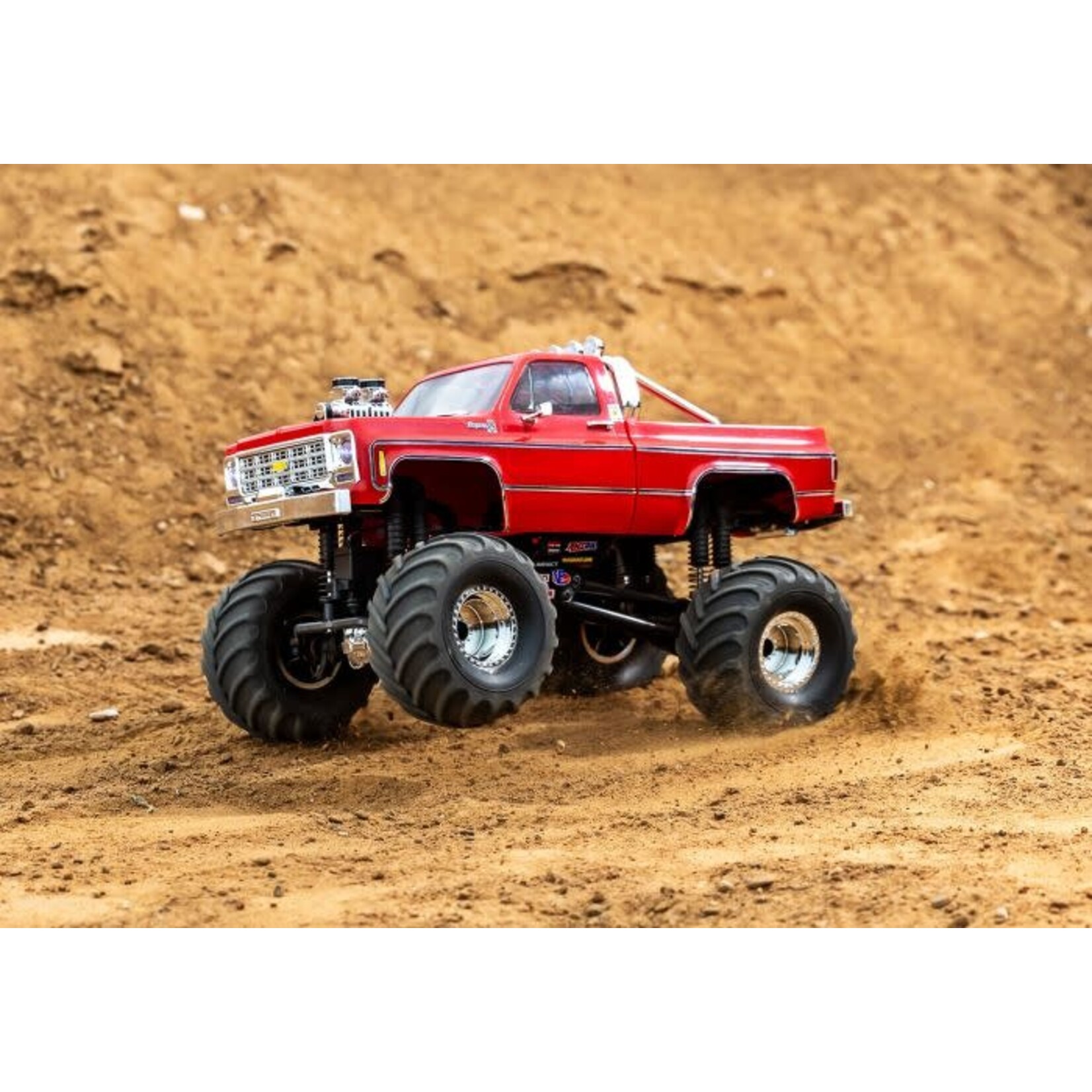 Traxxas #98064-1-RED Traxxas 1/18 Trx-4Mt Mt 1979 K10 4Wd Tq2.4 Red