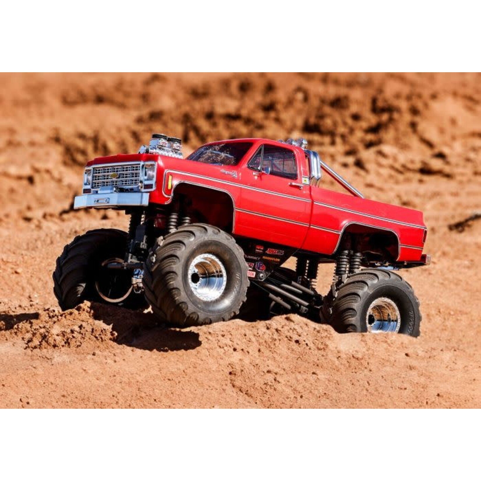 Traxxas #98064-1-RED Traxxas 1/18 Trx-4Mt Mt 1979 K10 4Wd Tq2.4 Red