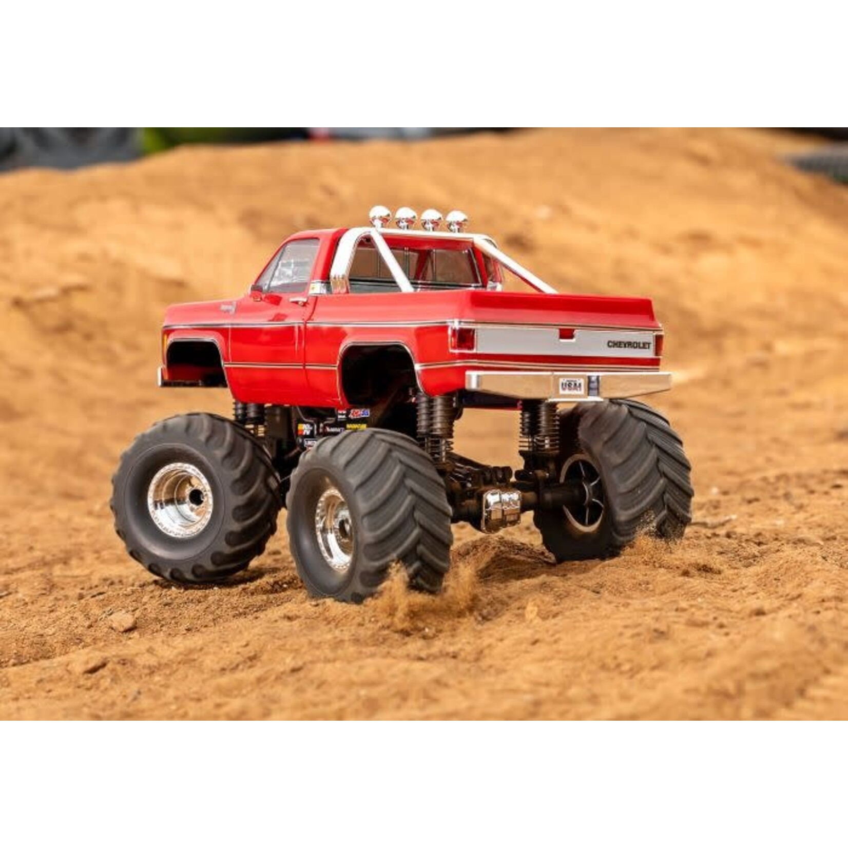 Traxxas #98064-1-RED Traxxas 1/18 Trx-4Mt Mt 1979 K10 4Wd Tq2.4 Red