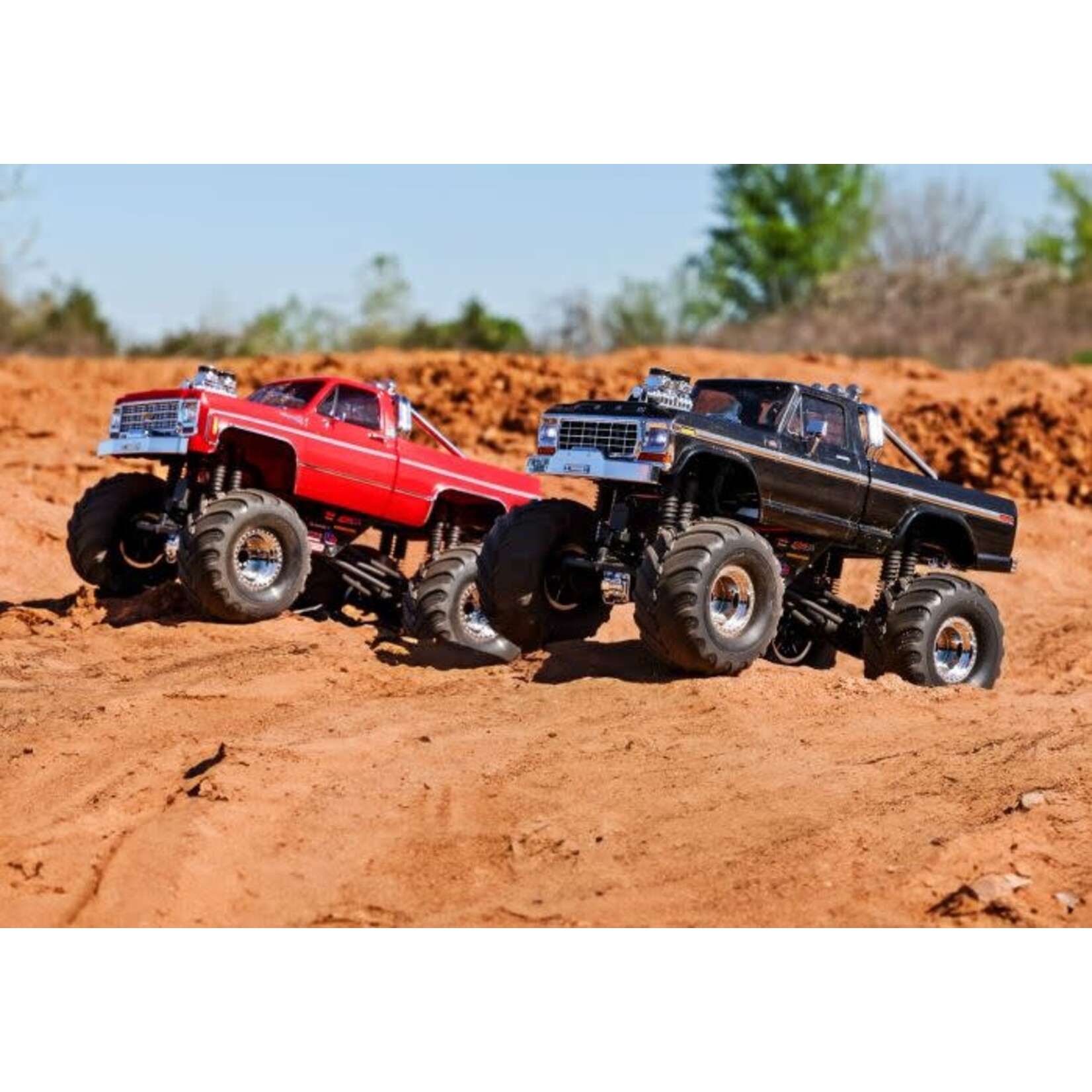 Traxxas #98064-1-RED Traxxas 1/18 Trx-4Mt Mt 1979 K10 4Wd Tq2.4 Red