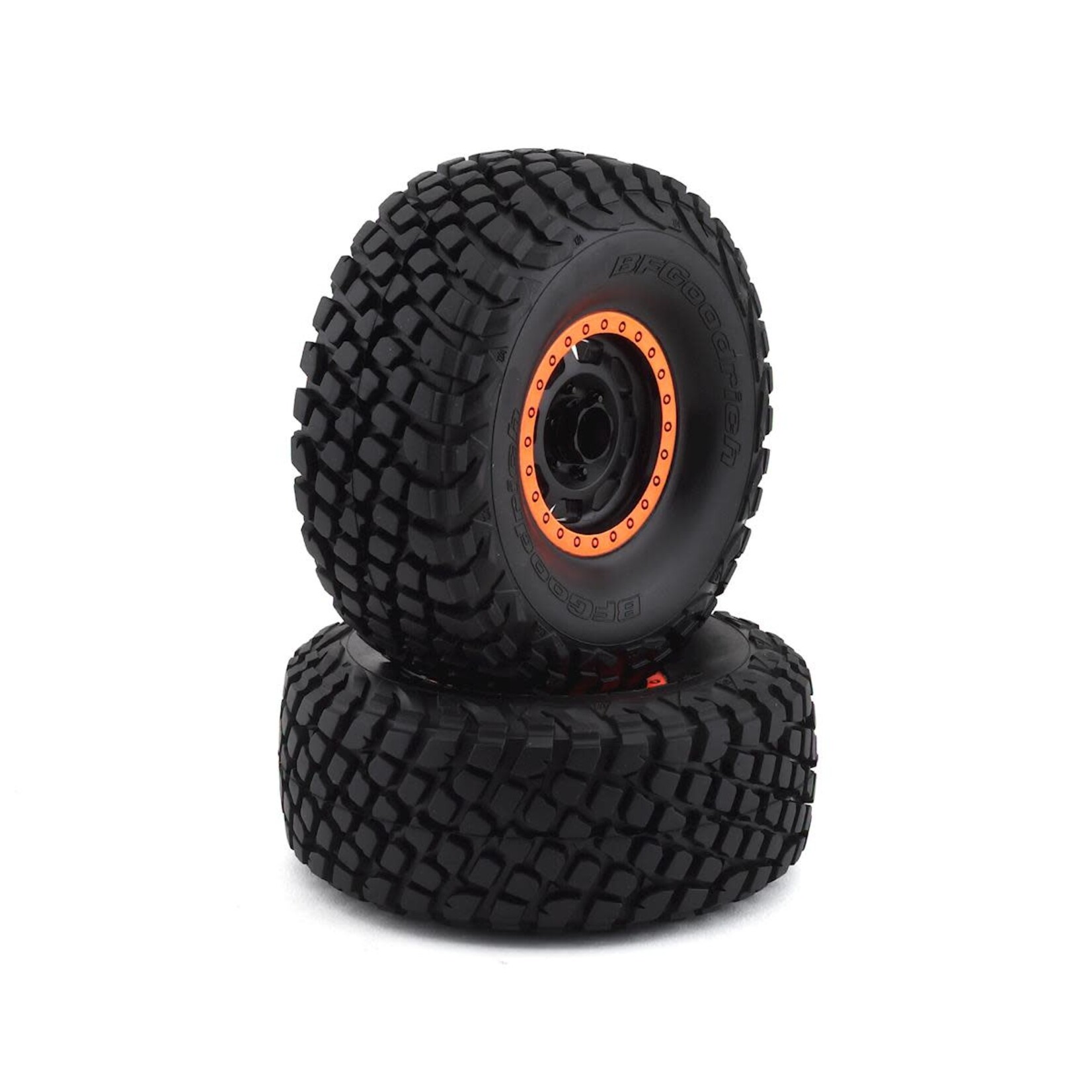 Traxxas #8472  Traxxas Unlimited Desert Racer Pre-Mounted BFGoodrich Baja KR3 Tires w/Method Racing Beadlock Wheels (Black/Orange) (2)