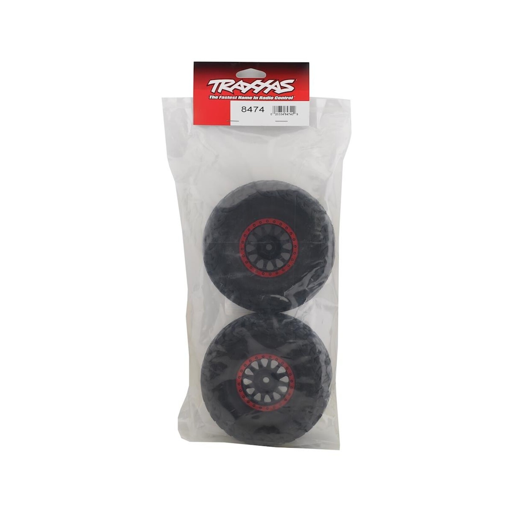 Traxxas #8474  Traxxas Unlimited Desert Racer Pre-Mounted BFGoodrich Baja KR3 Tires w/Method Racing Beadlock Wheels (Black/Red) (2)