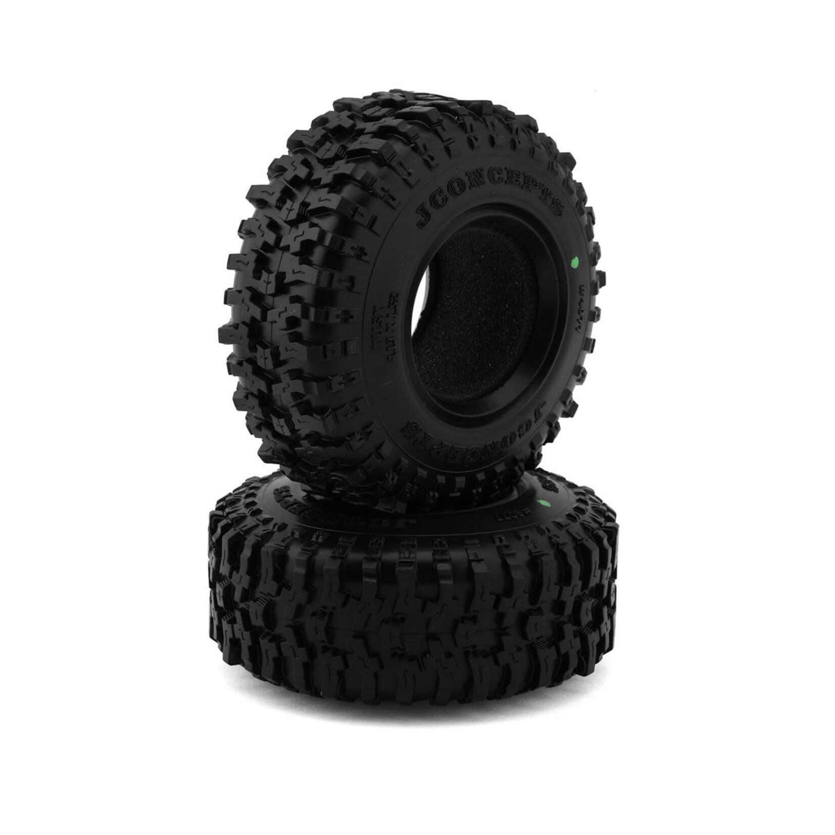 JConcepts #4077-02 JConcepts Tusk 1.9" All Terrain Crawler Tires (2) (4.19" - Class 1) (Green)