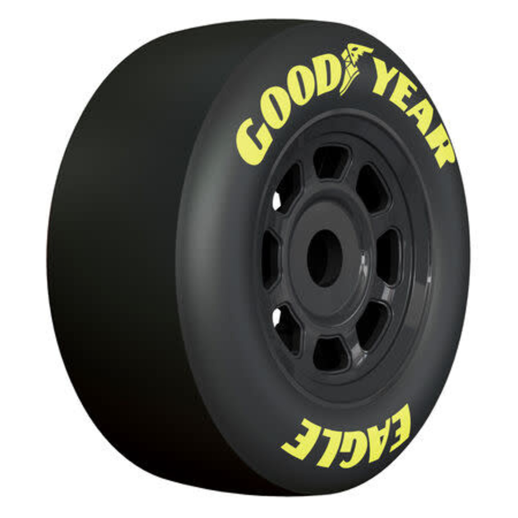 Pro-Line #PRO1023410 Pro-Line 1/7 Goodyear NASCAR Truck F/R Belted MTD 17mm Black: Infraction 6S