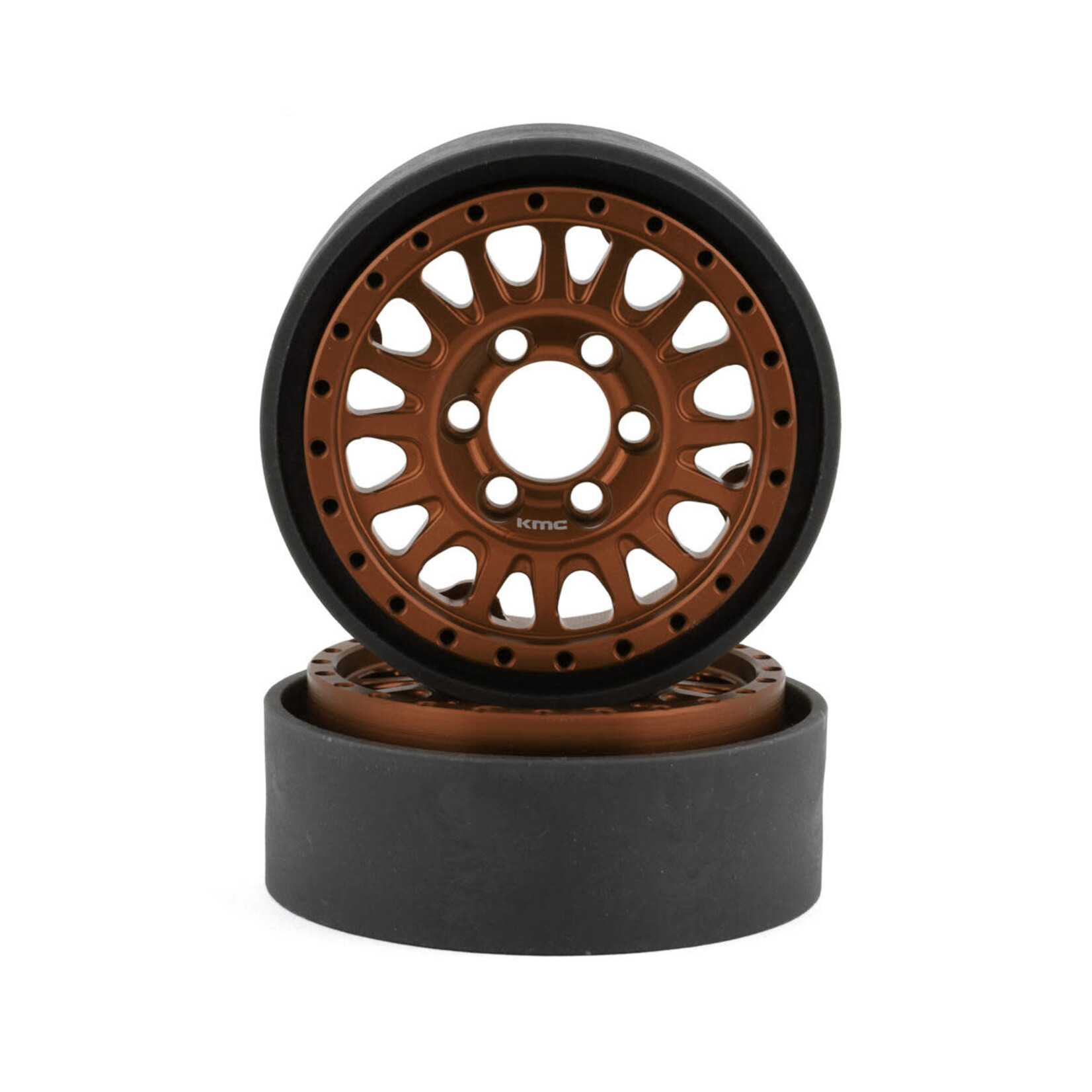 Vanquish Products #VPS07807 Vanquish Products KMC KM445 Impact 1.9" Beadlock Crawler Wheels (Bronze)(2)