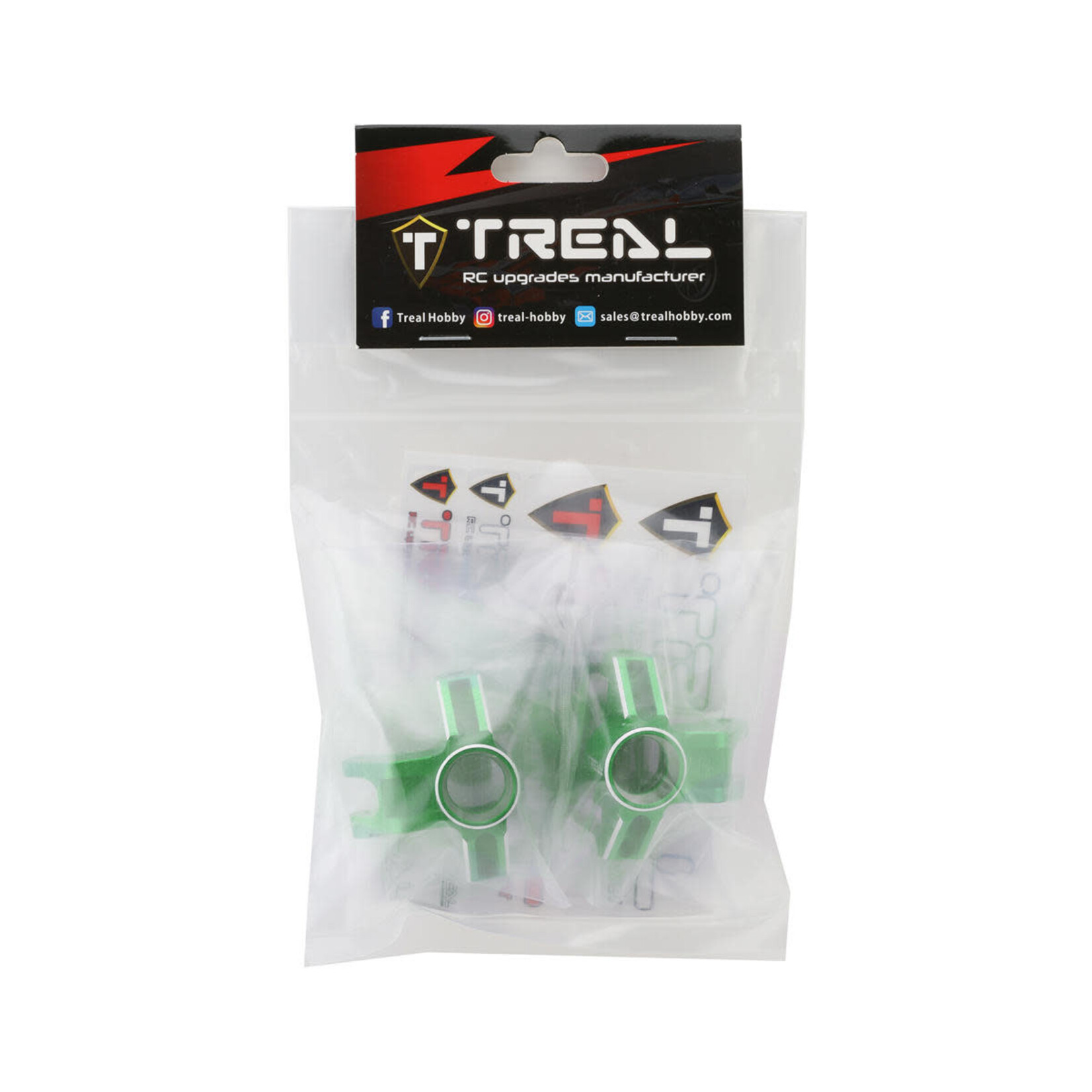 Treal #X002ZHJXRX Treal Hobby Losi LMT CNC-Machined Aluminum Front Axle Housing (Green)