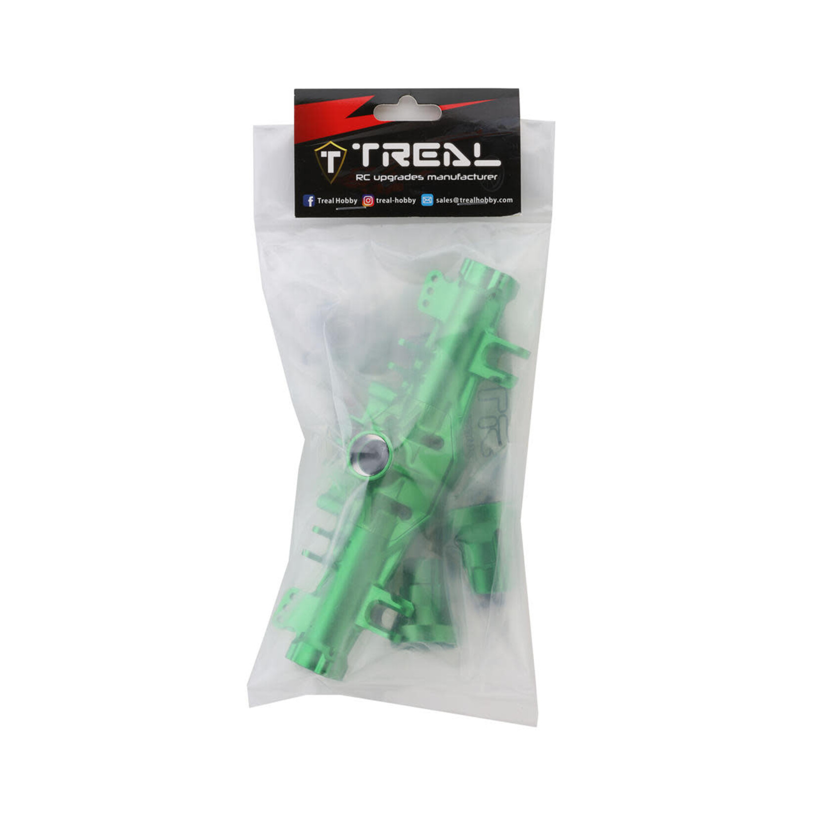 Treal #X002ZHQGQJ Treal Hobby Losi LMT CNC-Machined Aluminum Rear Axle Housing (Green)