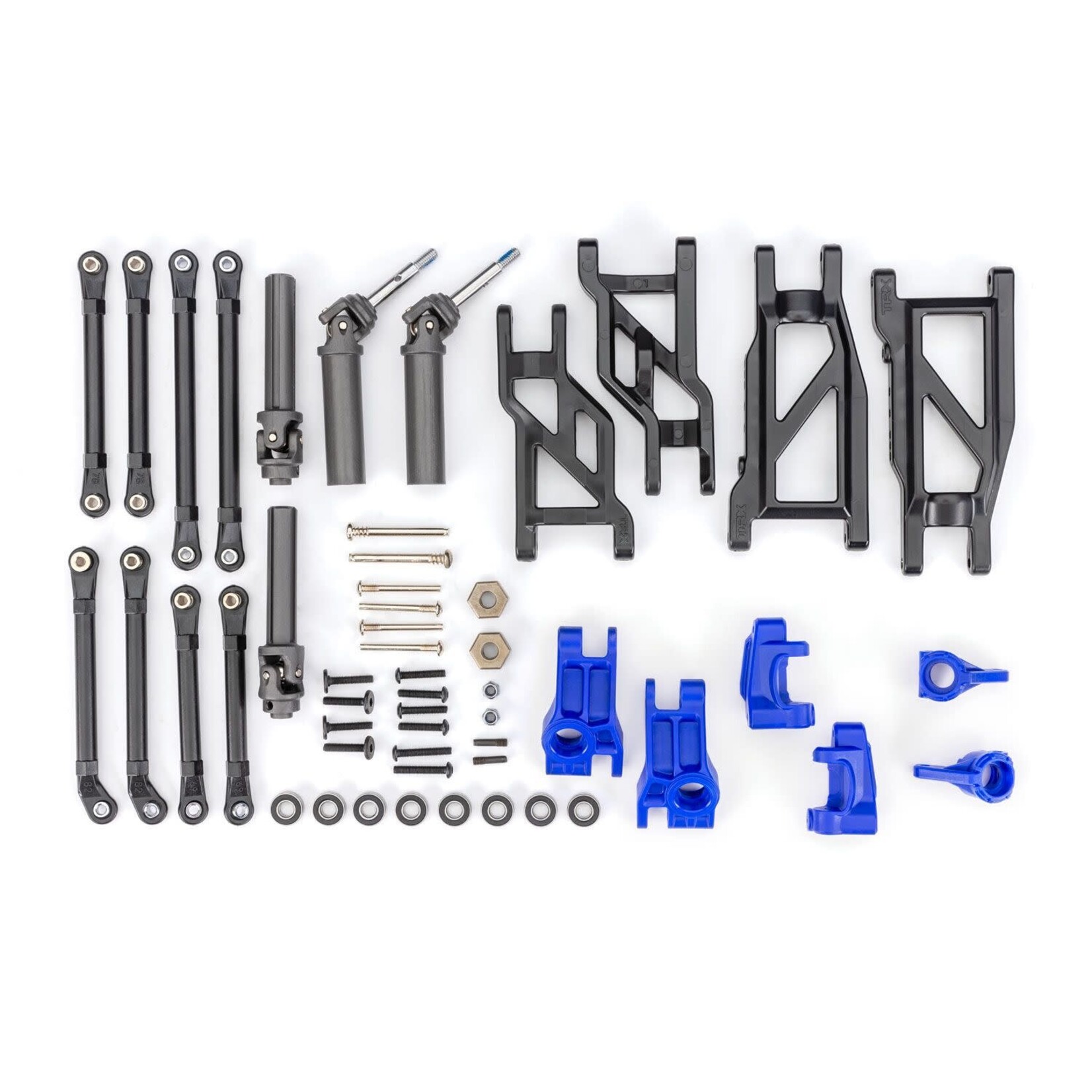 Traxxas #9180-BLUE Traxxas Outer Driveline & Suspension Upgrade Kit, extreme heavy duty, blue (fits Rustler® 2WD or Stampede® 2WD)