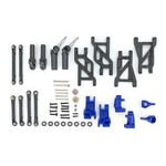 Traxxas #9182-BLUE Traxxas Outer Driveline & Suspension Upgrade Kit, extreme heavy duty, blue (fits Bandit® or Drag Slash®)