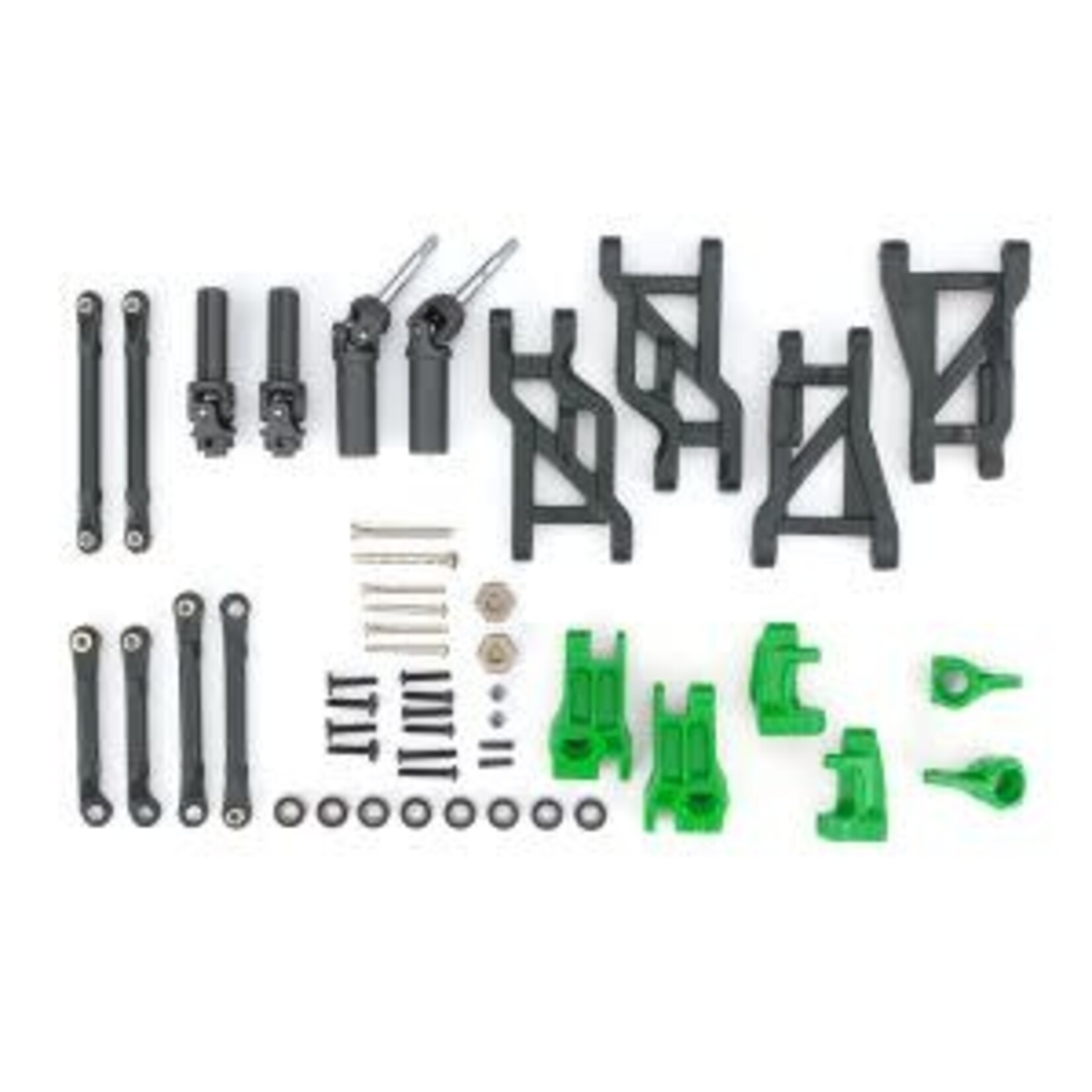 Traxxas #9182-GRN Traxxas  Outer Driveline & Suspension Upgrade Kit, extreme heavy duty, green (fits Bandit® or Drag Slash®)