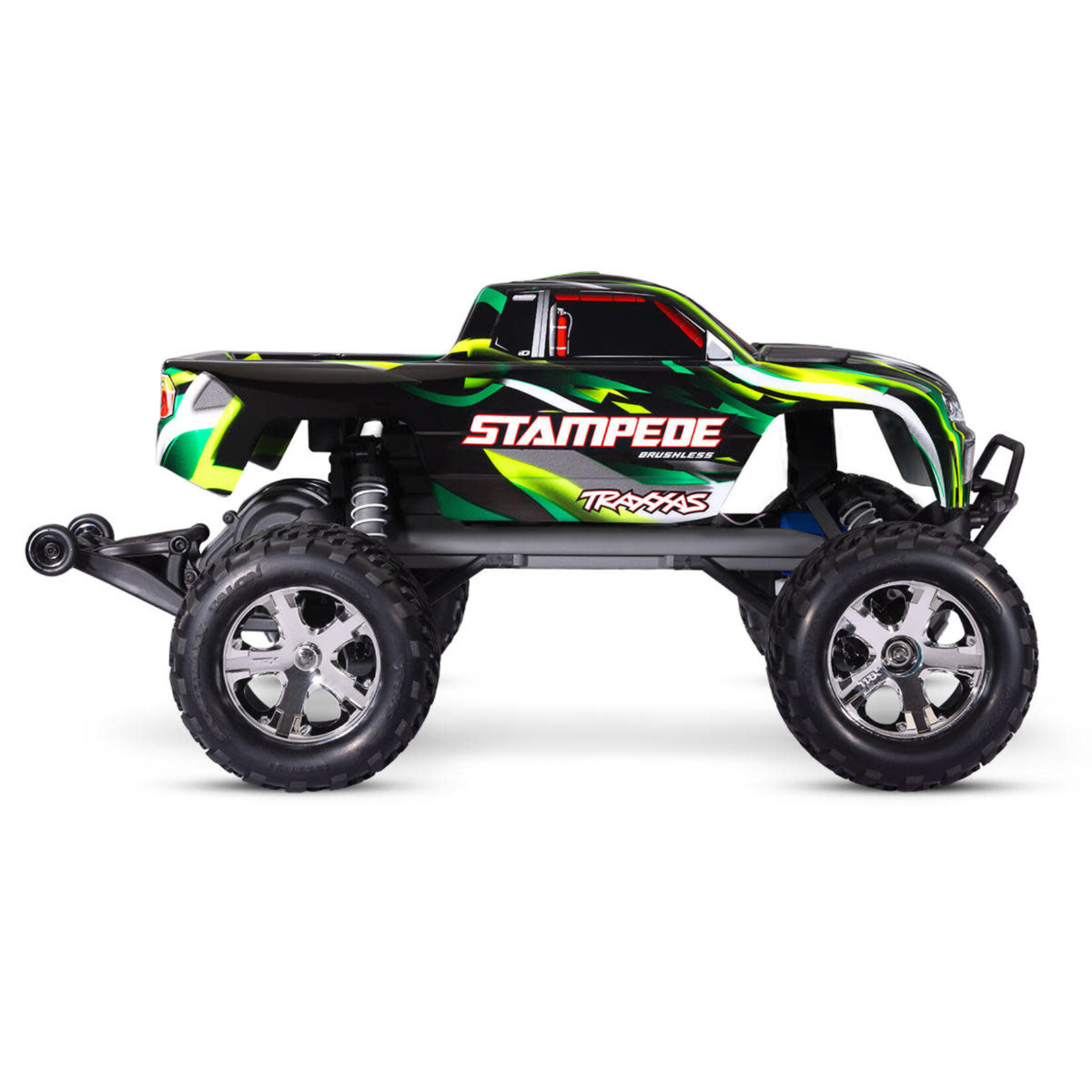 Traxxas #36354-4-GRN  Traxxas Stampede BL-2s HD RTR 1/10 2WD Brushless Monster Truck (Green) w/BL-2s ESC & TQ 2.4GHz Radio