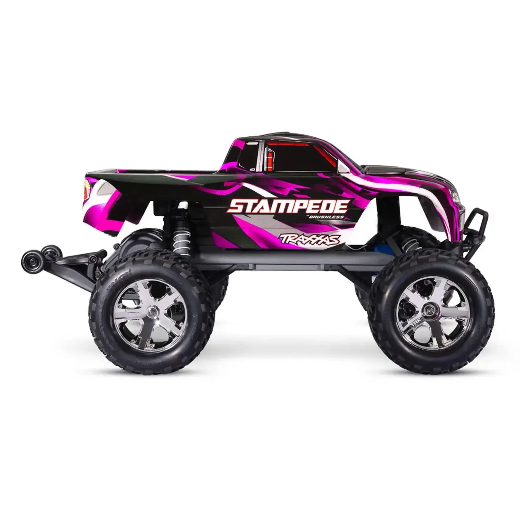 Traxxas #36354-4-PINK  Traxxas Stampede BL-2s HD RTR 1/10 2WD Brushless Monster Truck (Pink) w/BL-2s ESC & TQ 2.4GHz Radio