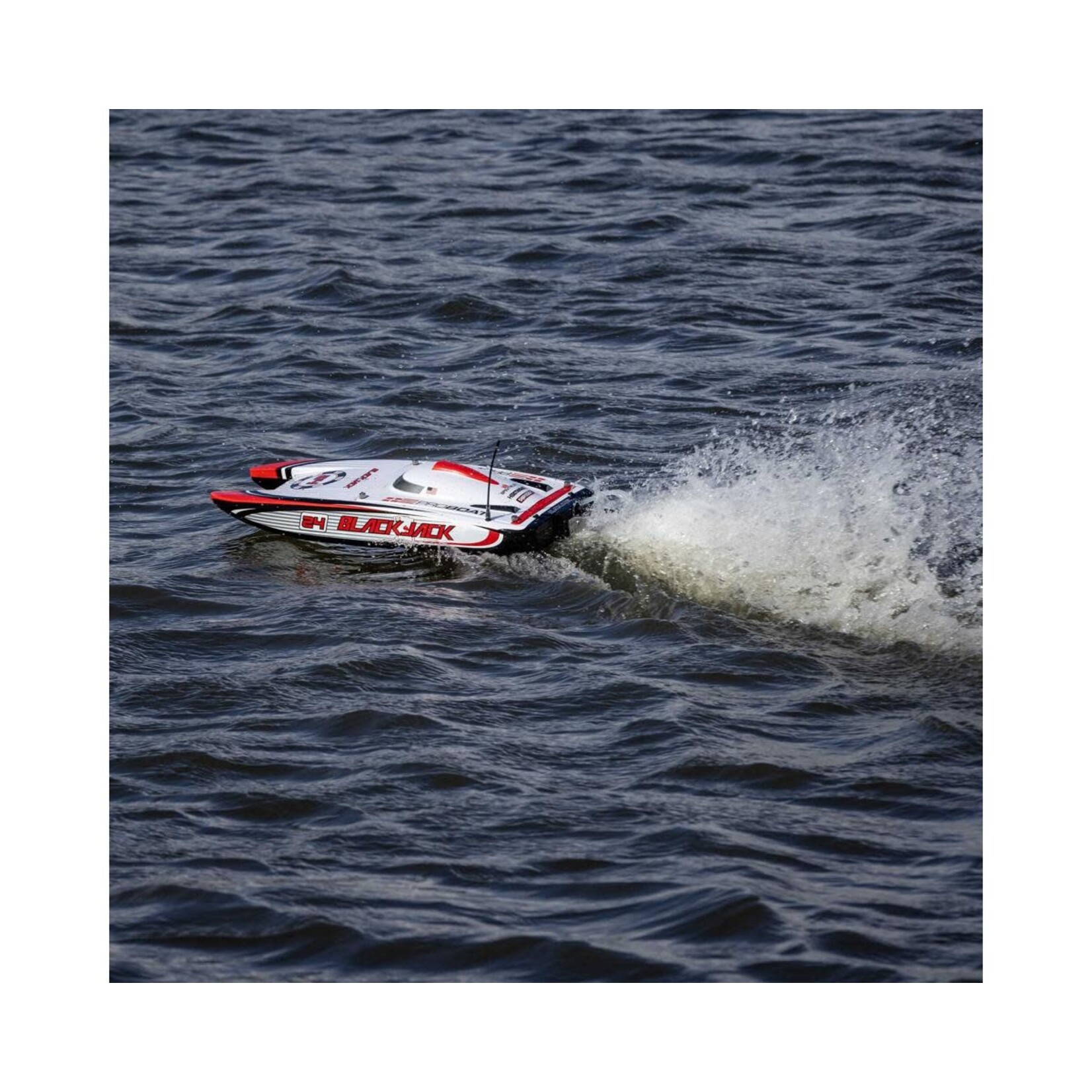 Pro Boat #PRB08049T2 Pro Boat Blackjack 24" V2 Catamaran Brushless RTR Electric Boat (Vegas Offshore) w/SLT2 2.4GHz Radio  #PRB08049T2