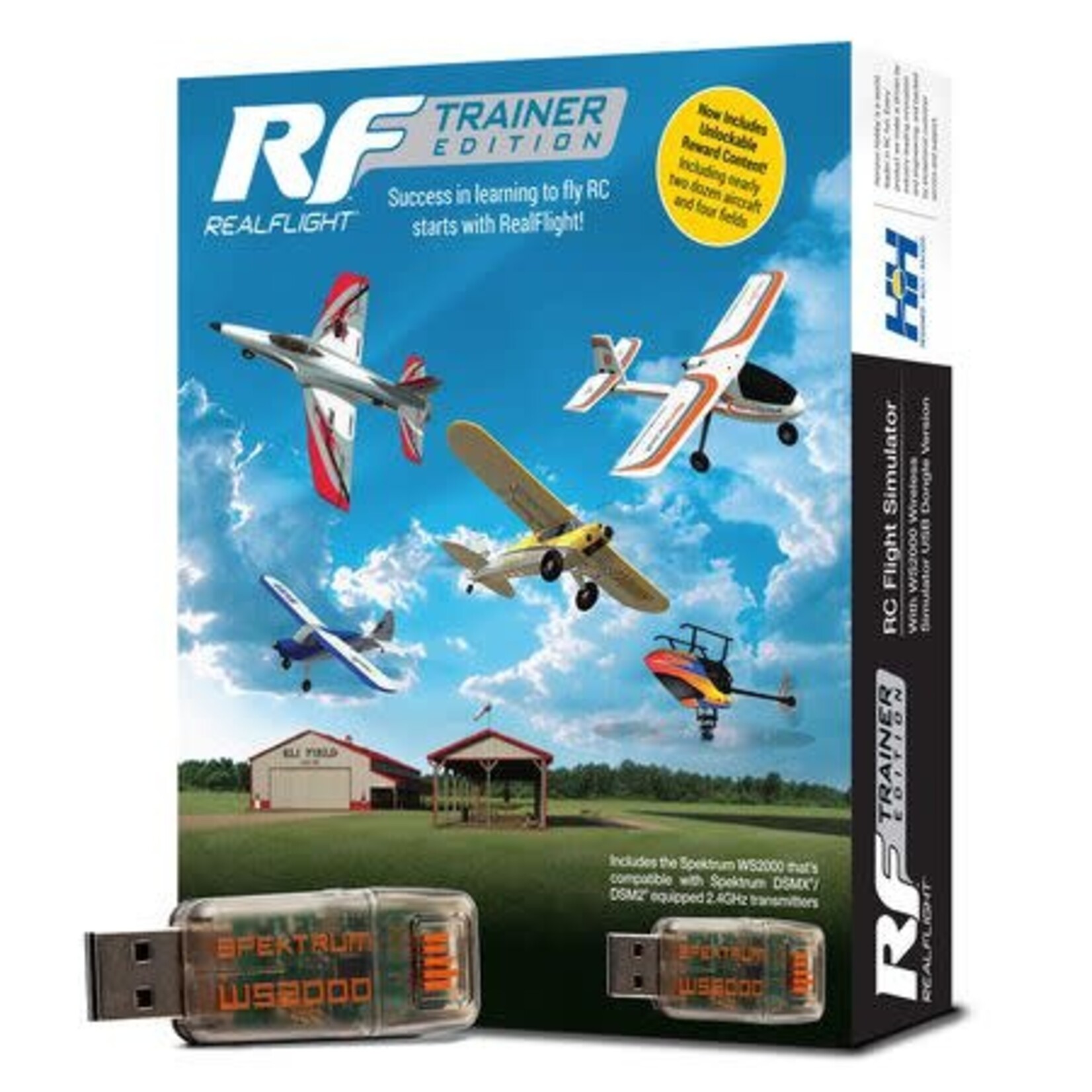 RealFlight #RFL-1212  RealFlight Trainer Edition RC Flight Simulator with WS2000 Wireless Simulator USB Dongle